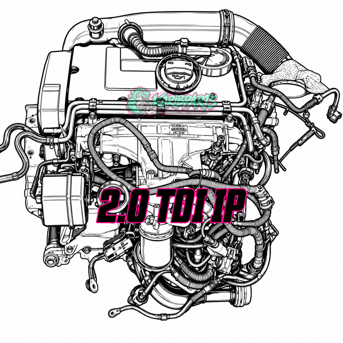 PIECES TURBOCOMPRESSEUR POUR 2.0 TDI IP 16V