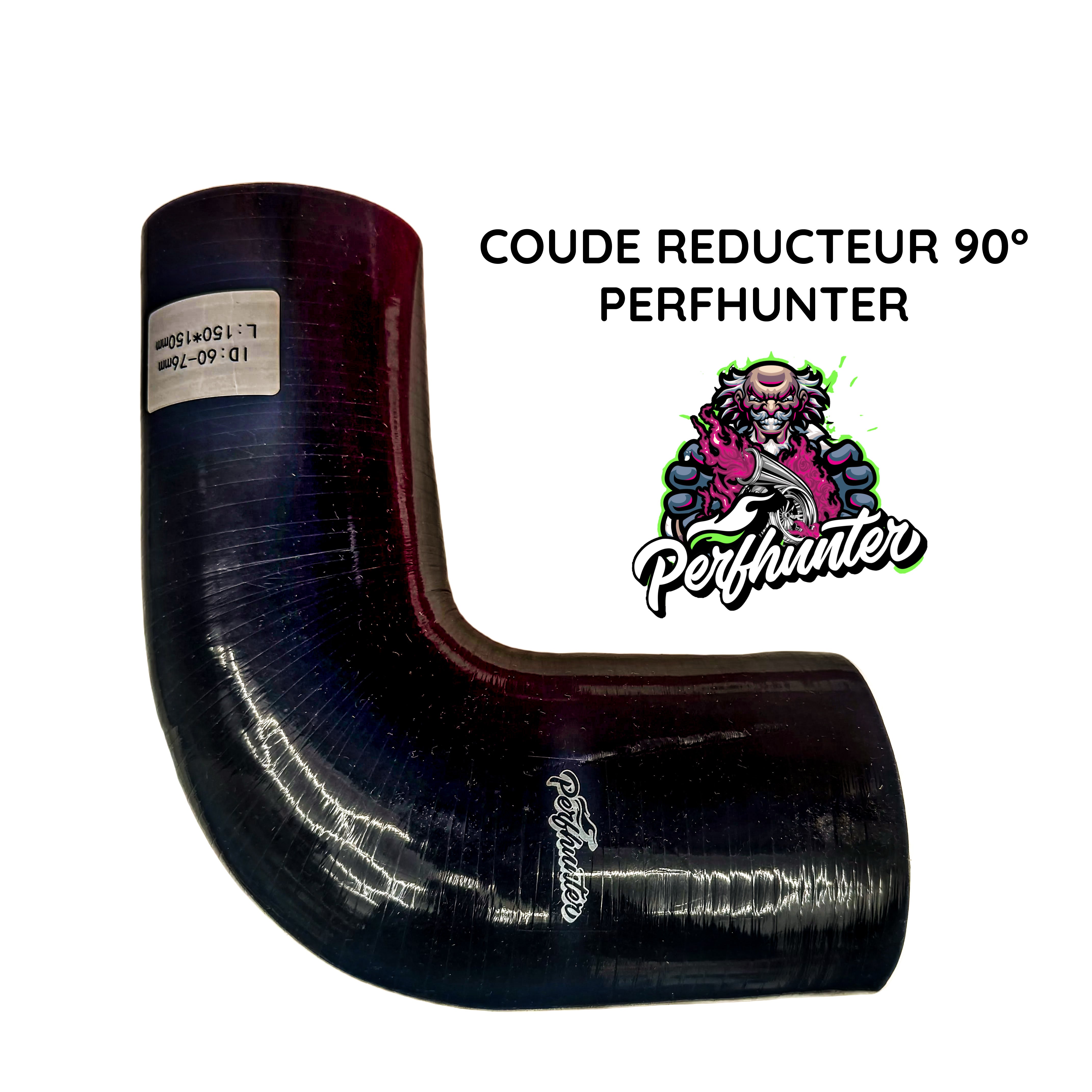 Coude réducteur 90° Silicone PerfHunter