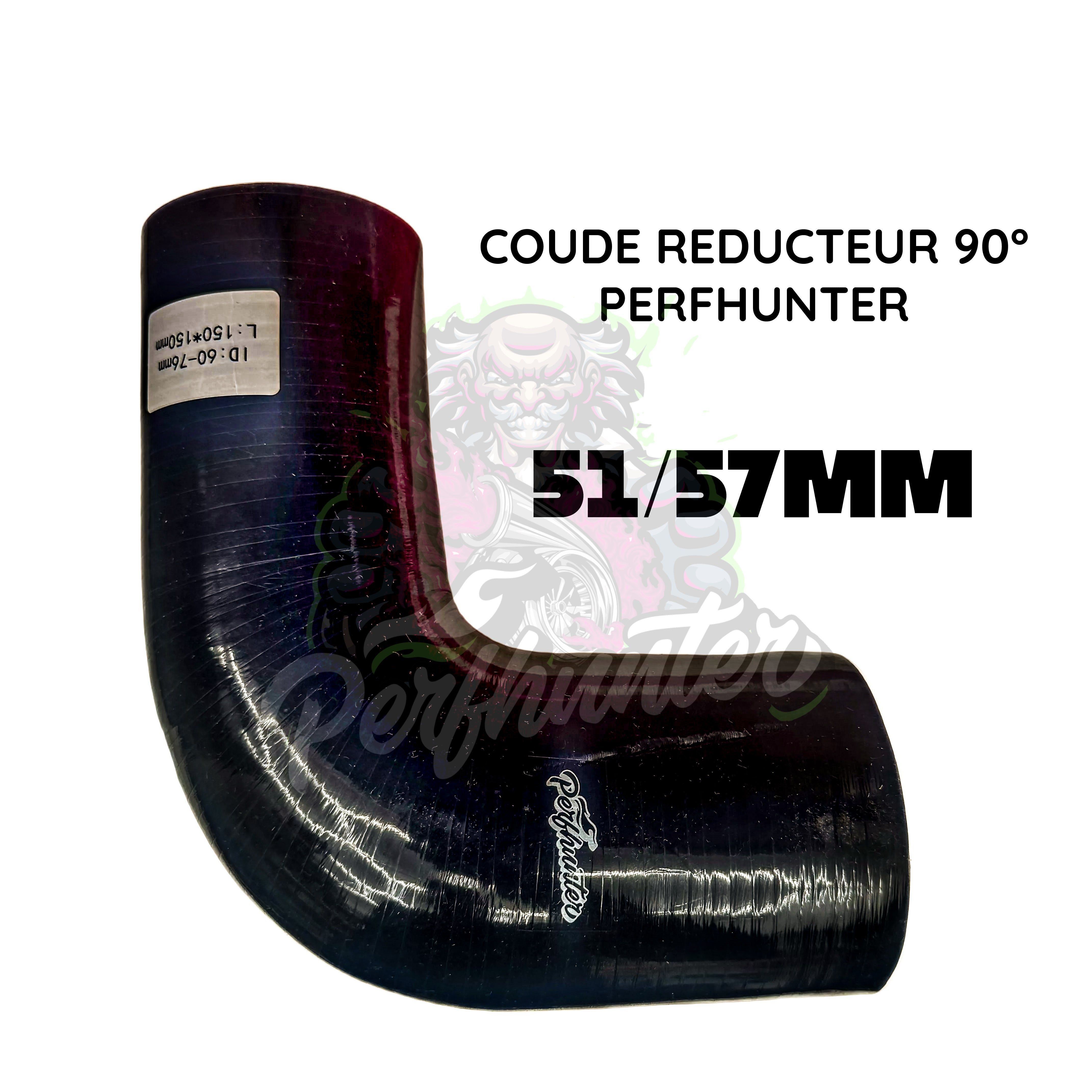 Coude réducteur 90° Silicone PerfHunter