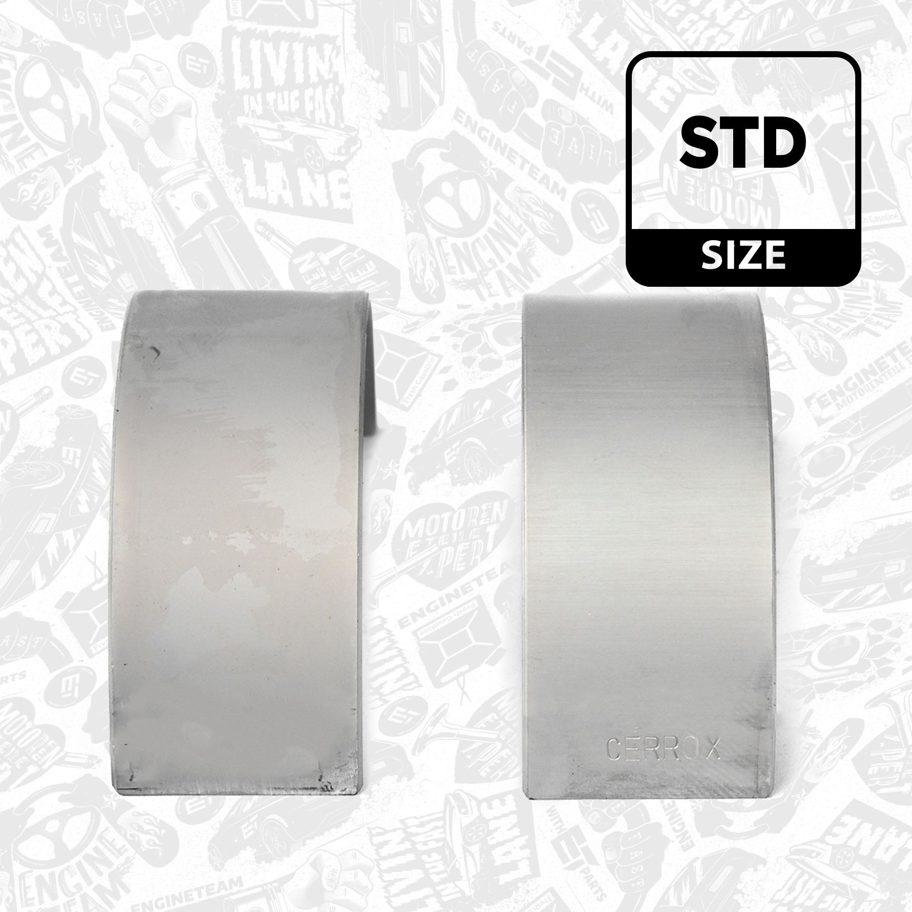 Kit de Coussinets de BIELLE X5 BIELLES TAILLE STD (Connecting Rod Bearing Set) V-2,5TDI AXE AXD BNZ 2004+ LP002700 - | Engineteam | Références OEM : 038105701A, 038105701B, 038105701C IDENTIQUE 1,9 TDI 130/150/160 2,0 TDI 140 ET 2,5 TDI