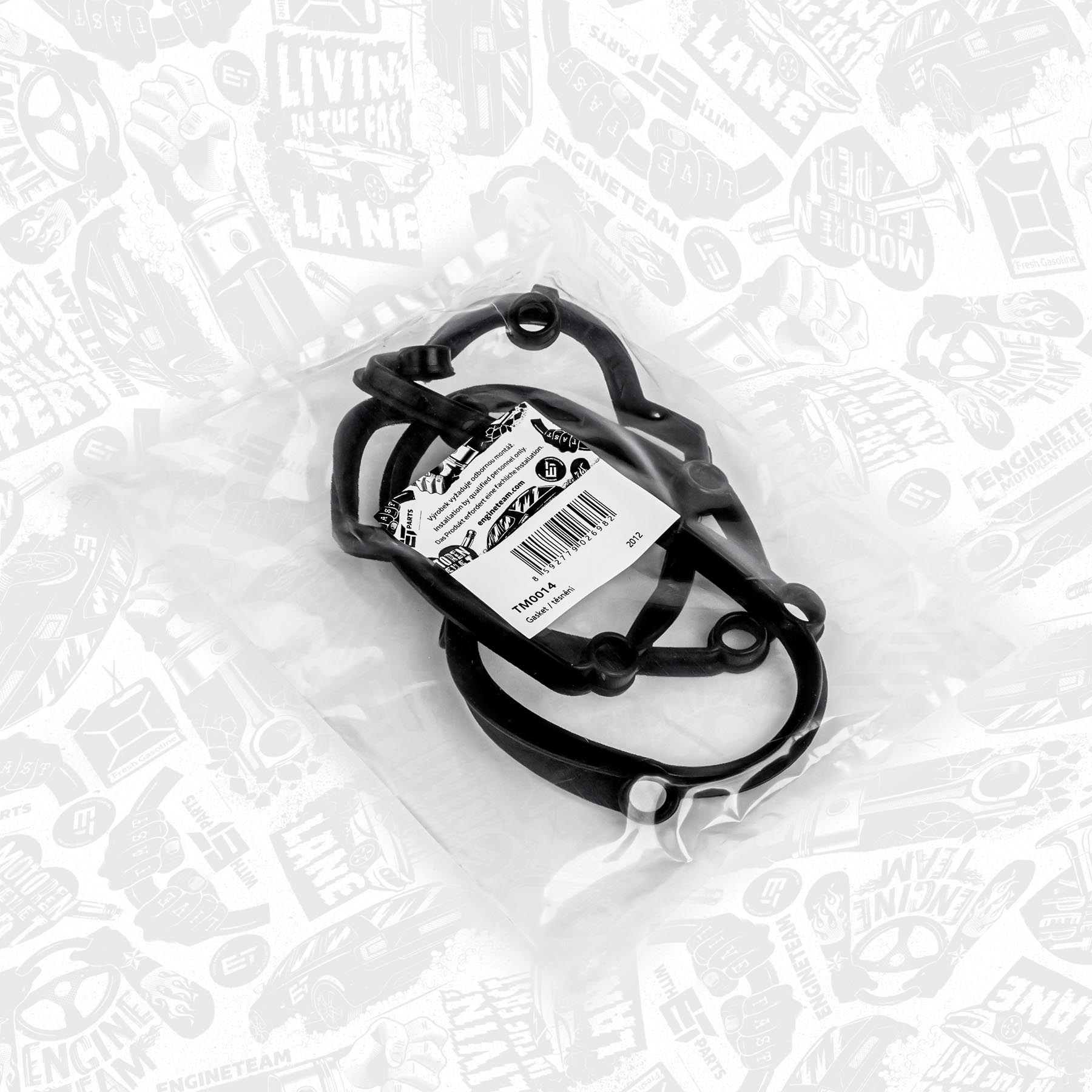 Rocker cover gasket | OEM references: 038103483D, 1100615, 266.060 / VW cam for 1.9 and 2.0 TDI 8v PD engines