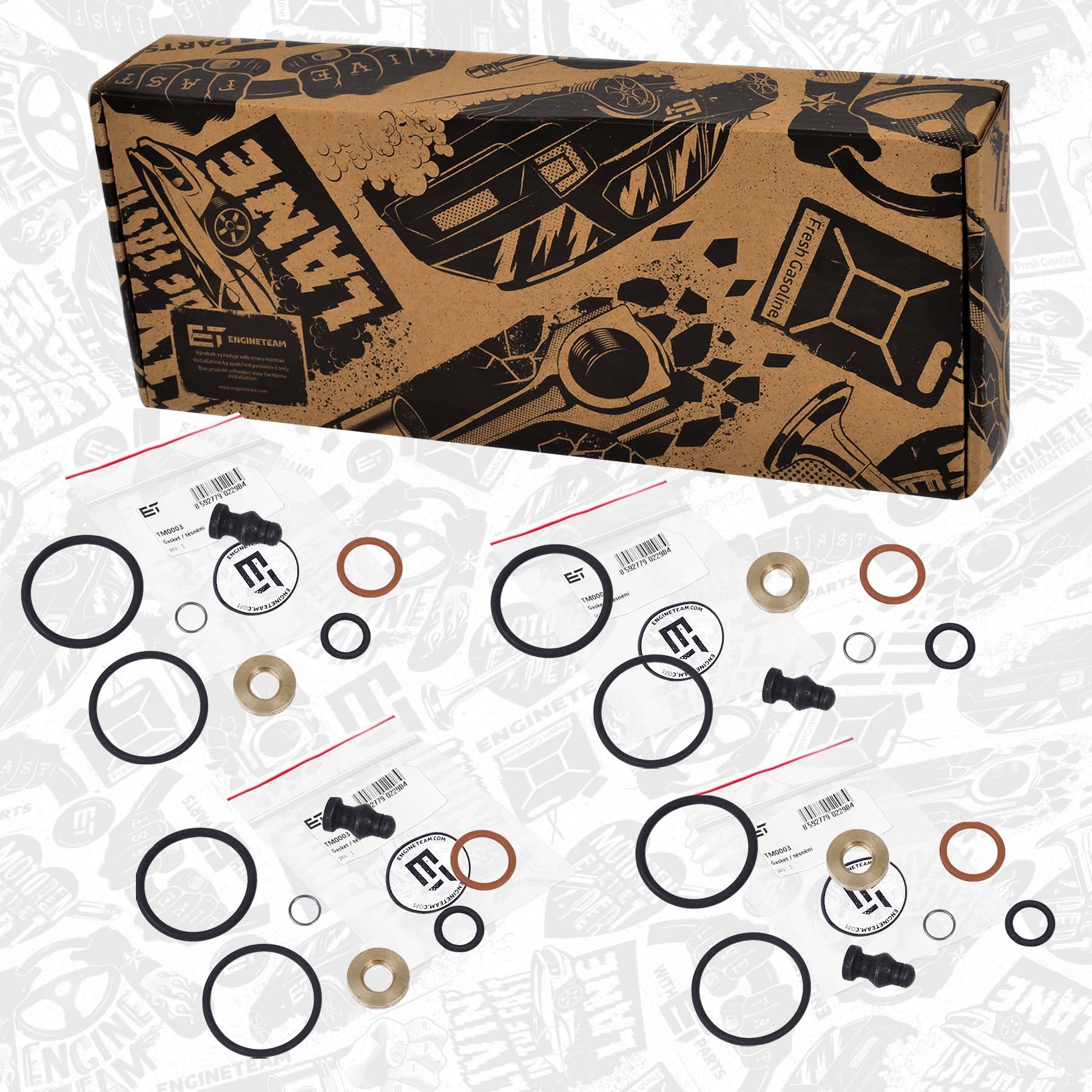 kit de joints d’injecteur (4 pièces) TM0028 signé ET Engineteam