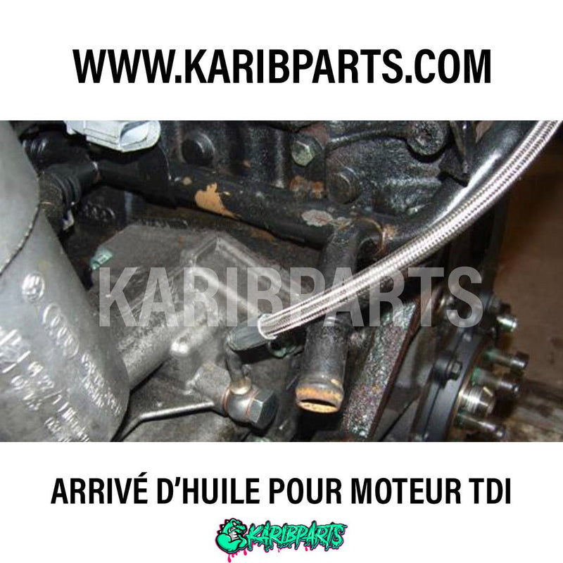 Arrivé d'alimentation en huile tressée pour 1.9 et 2.0 TDI - KARIBPARTS