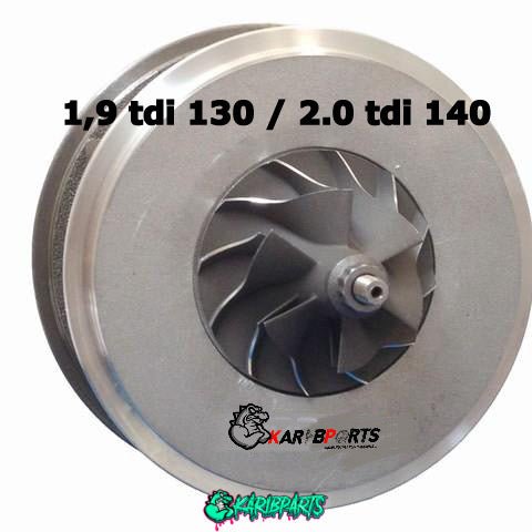 CHRA Cartouche pour VW VAG 1,9 TDI 130 2,0 TDI 140 | 712078-0001, 716216-0001 GT1749VA - KARIBPARTS