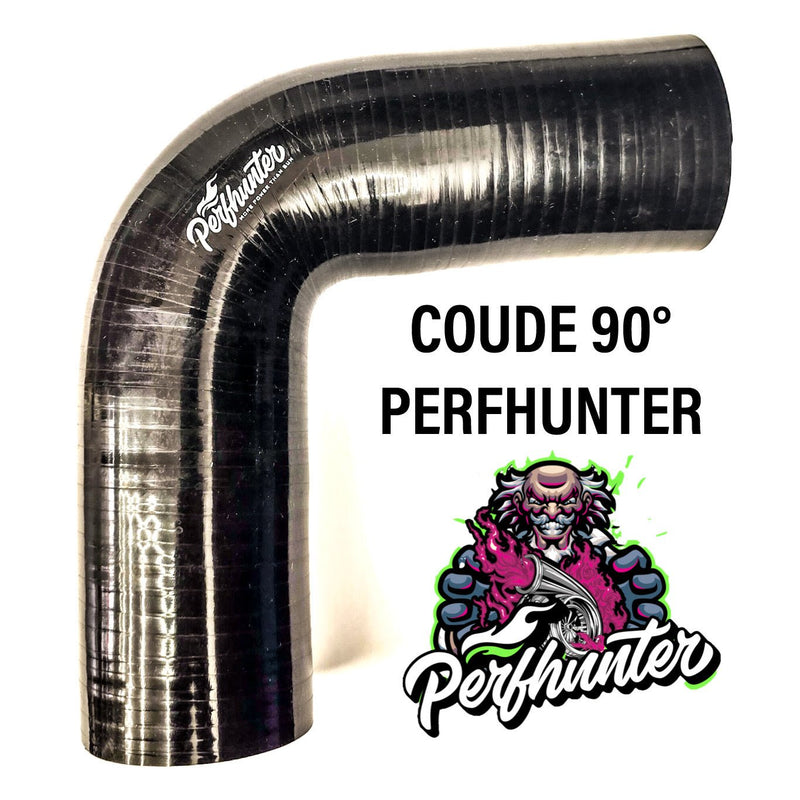 Coude en Silicone à 90° PerfHunter - Conception Haute Performance pour Circuit de Refroidissement et Turbo - KARIBPARTS