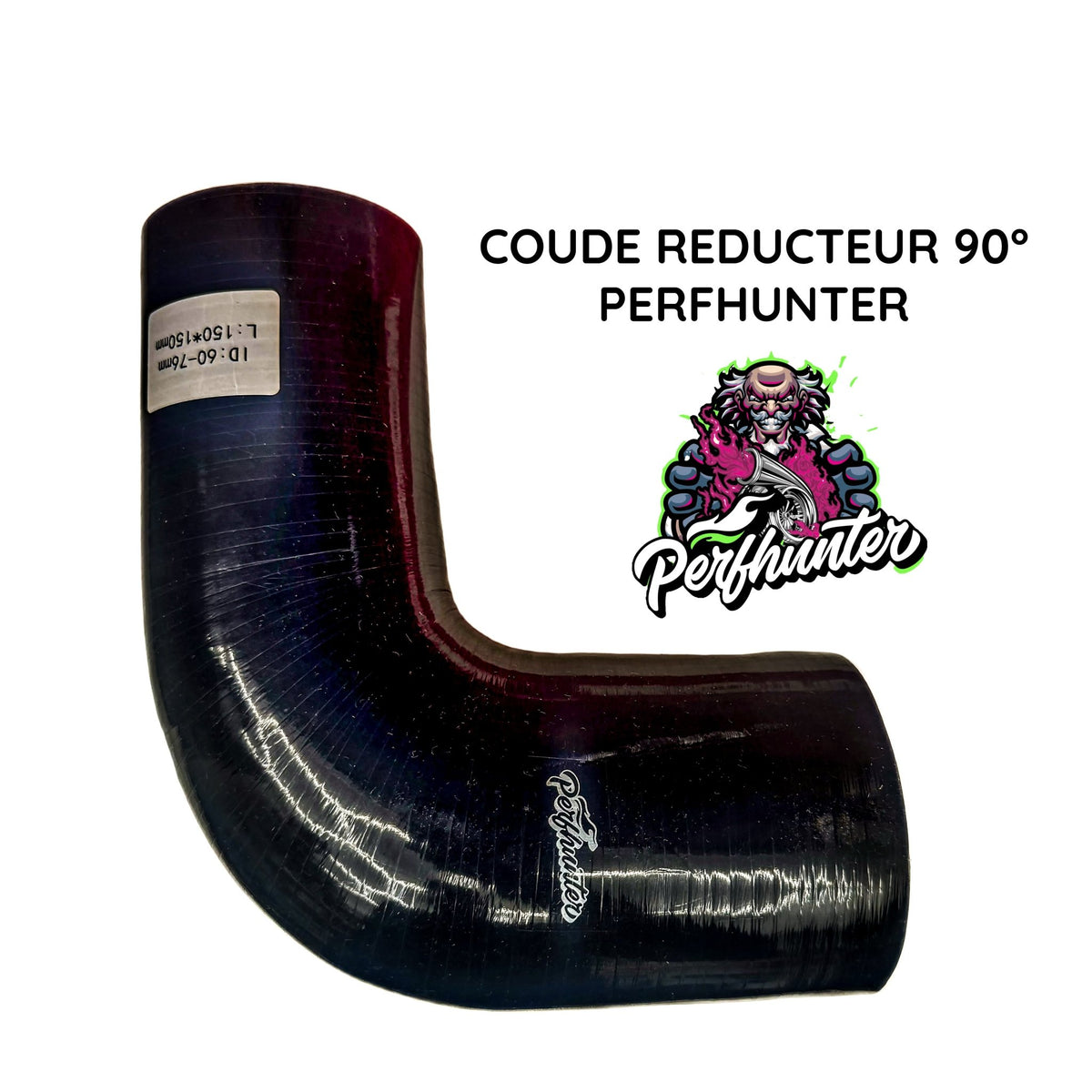 Coude réducteur 90° Silicone PerfHunter - KARIBPARTS
