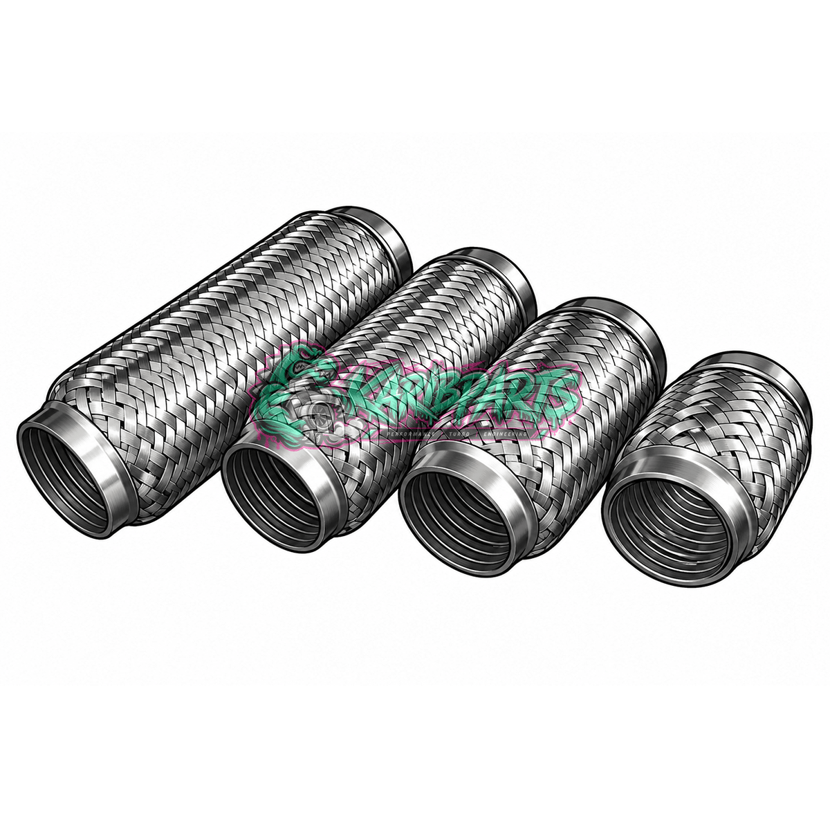 Flexibles d'Echappement en Inox (Tresse) - KARIBPARTS
