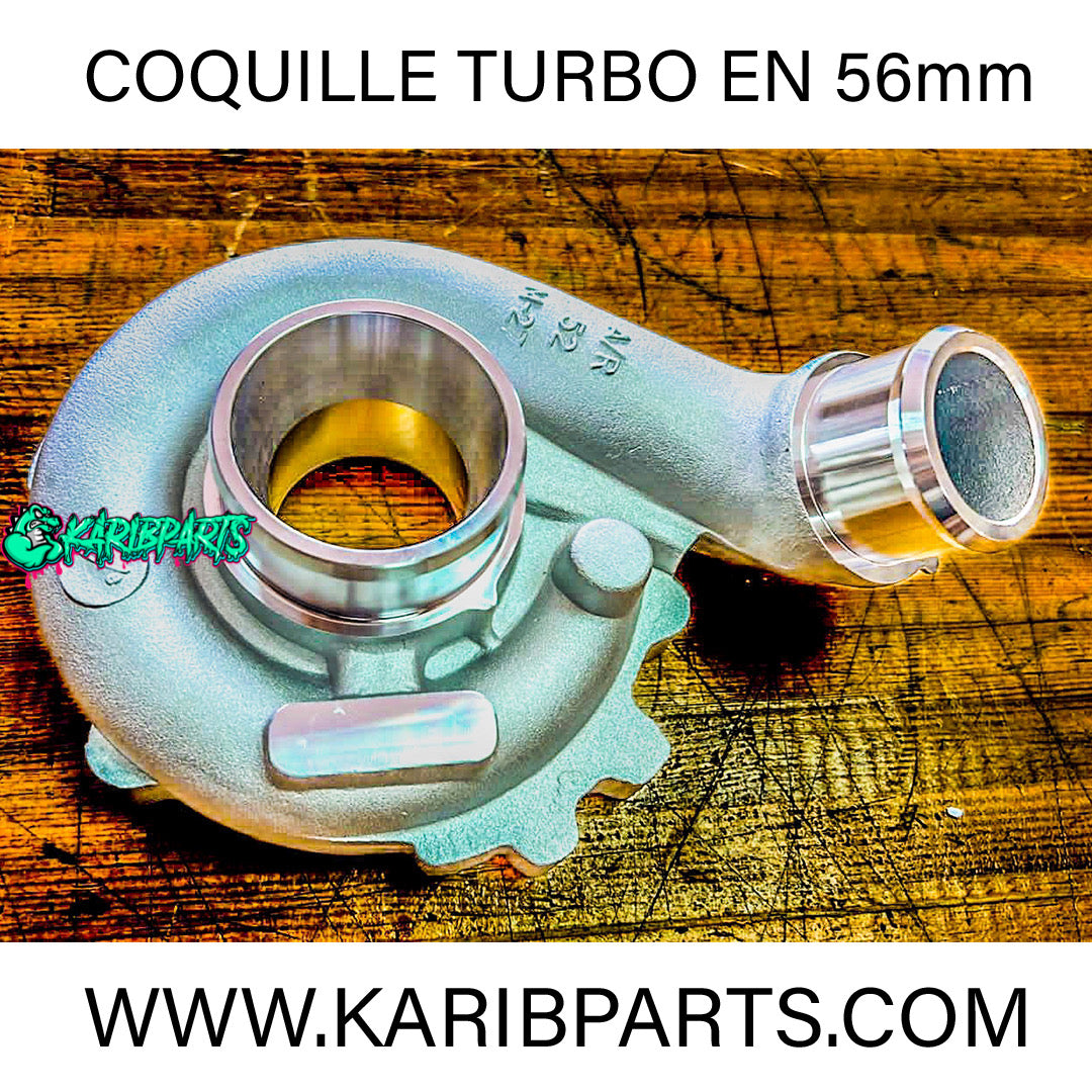 Coquille Turbo en ø56 avec angle