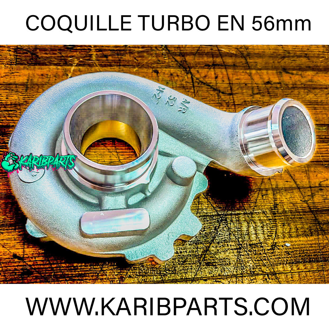 Coquille Turbo en ø56 courbée