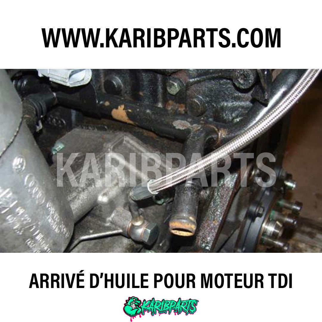 Arrivé d'alimentation en huile tressée pour 1.9 et 2.0 TDI