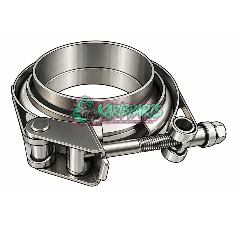 Kit collier Vband 44,5mm 1,75" inox avec gorge de positionnement PERFHUNTER - KARIBPARTS
