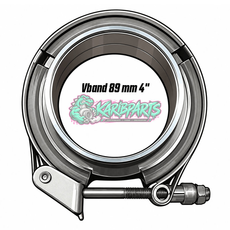Kit collier Vband 89 mm 4" inox avec gorge de positionnement PERFHUNTER - KARIBPARTS