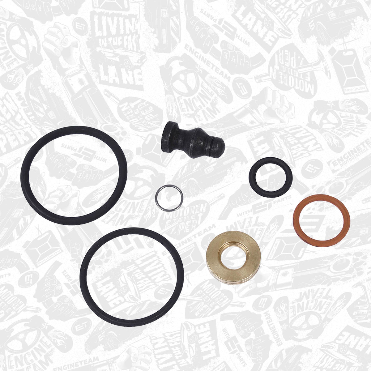 kit de joints d’injecteur (4 pièces) TM0028 signé ET Engineteam - KARIBPARTS