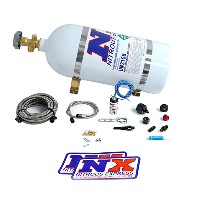 Système Nitrous Express Mainline InstaBoost Dry – Injection Nitrous Performante avec Bouteille 10 lb