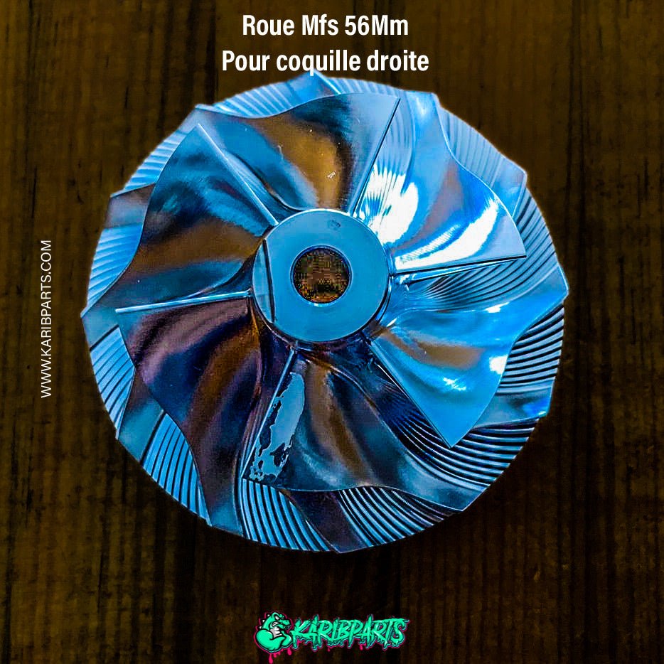 Roue MFS Turbo en ø56 KBP POUR COQUILLE DROITE - KARIBPARTS