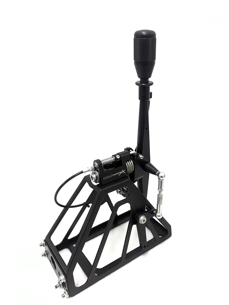 Short shifter PRO VW / AUDI / SKODA / SEAT (02J / 02M / 02Q) COOLERWORX (noir) - KARIBPARTS