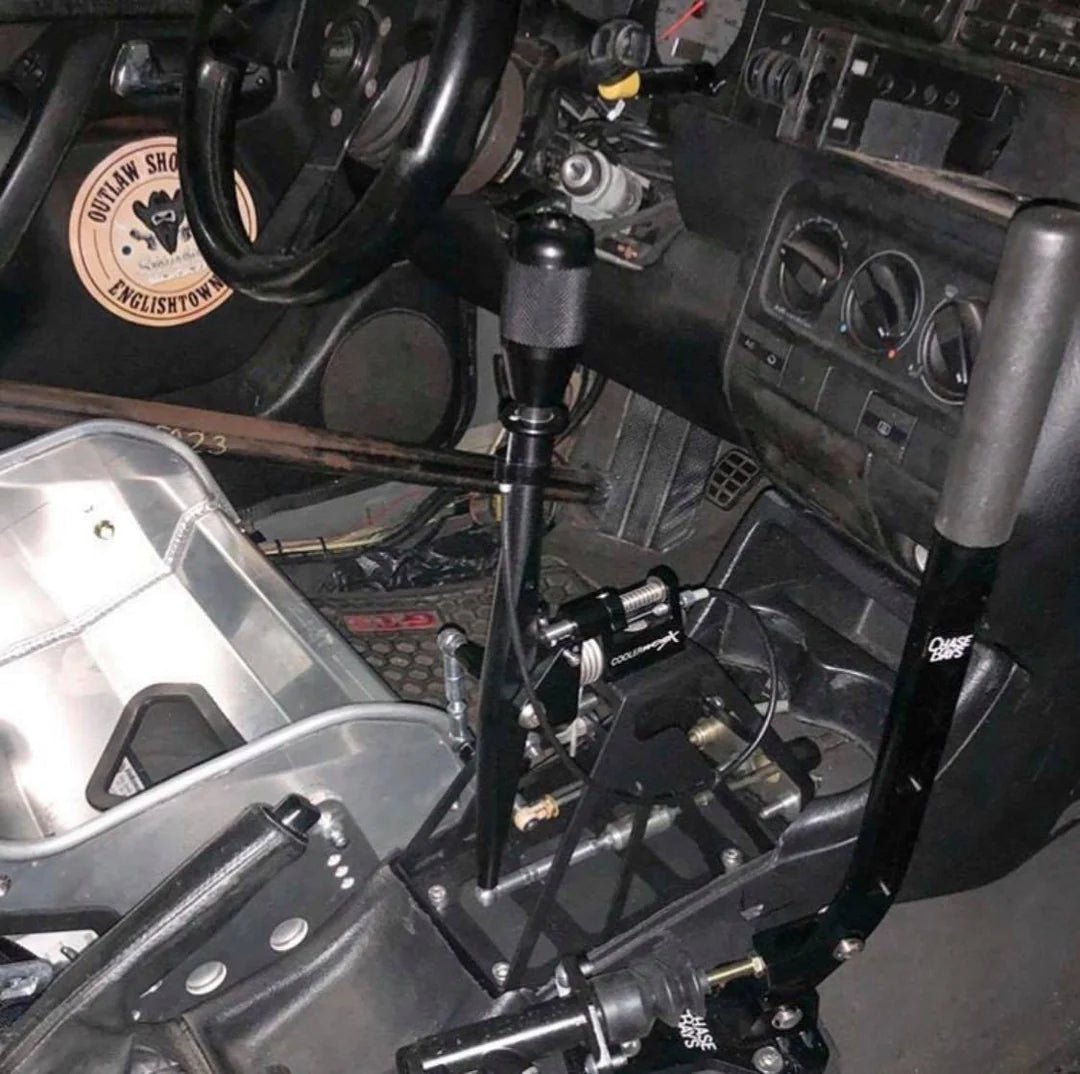 Short shifter PRO VW / AUDI / SKODA / SEAT (02J / 02M / 02Q) COOLERWORX (noir) - KARIBPARTS