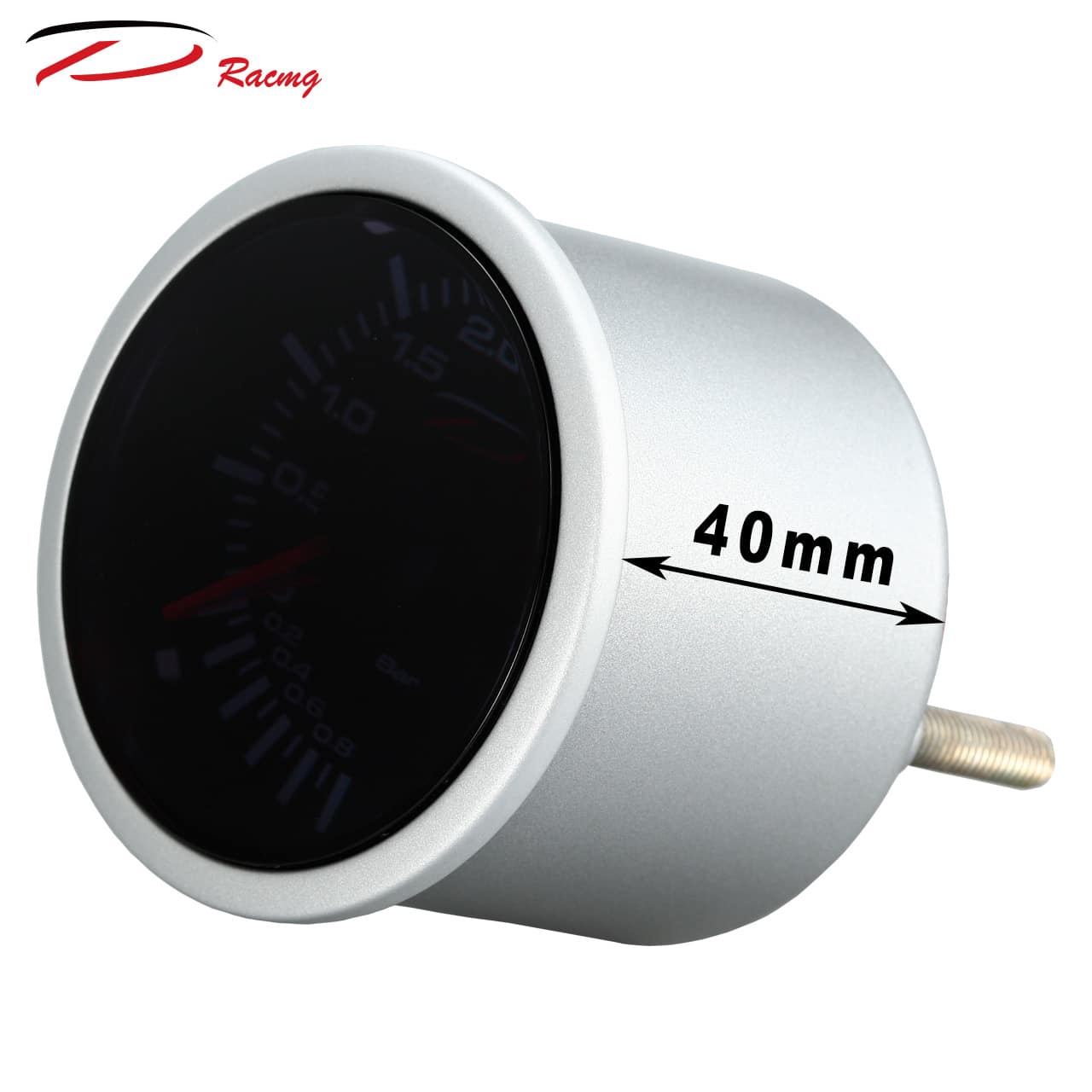 Manomètre Pression Turbo 0 - 4 BAR Capteur Pneumatique Affichage Aiguille 52mm DEPO RACING