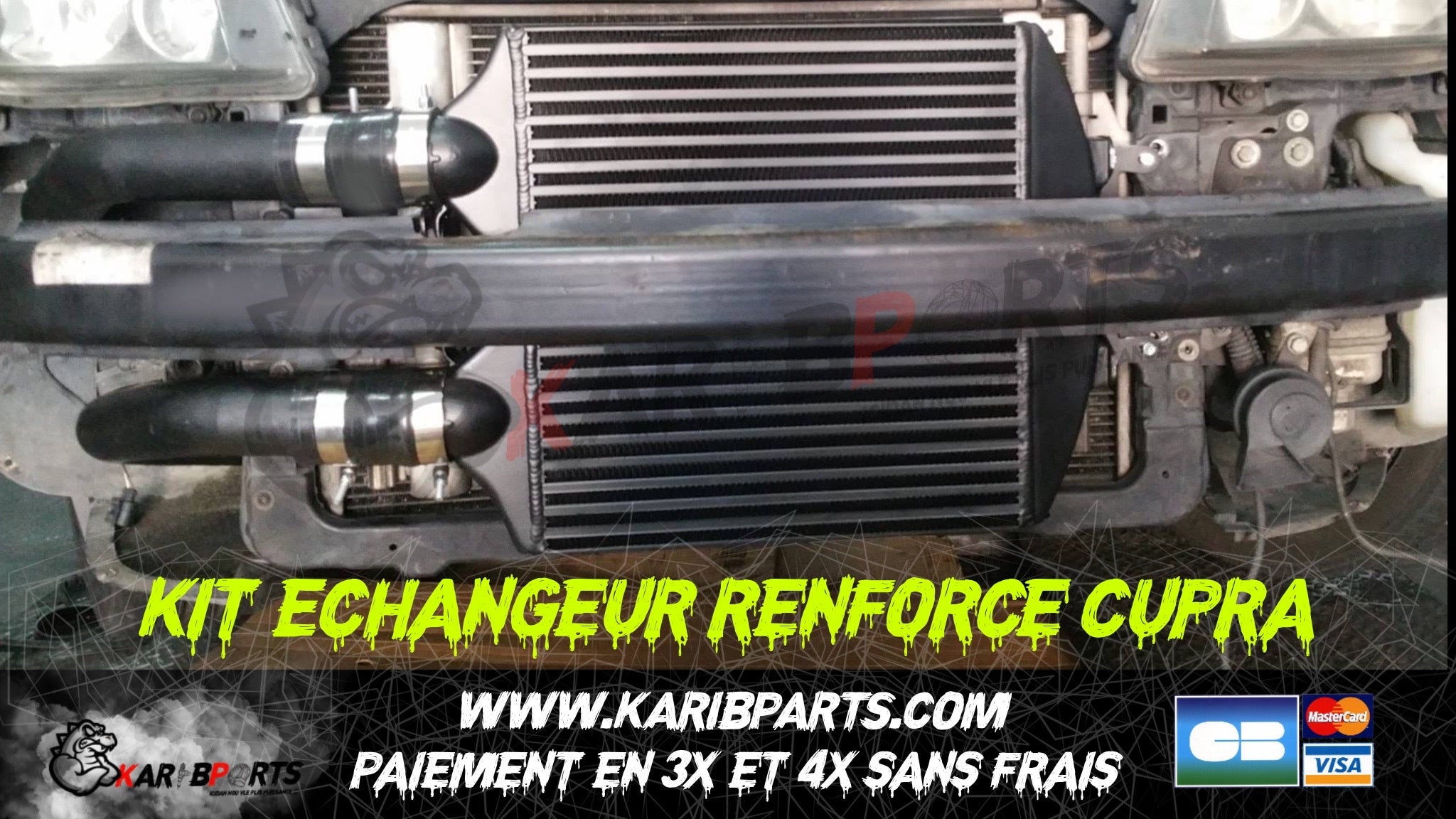 Kit Echangeur renforcé IBIZA 6L CUPRA/POLO 9N/ FABIA 6Y (intercooler)