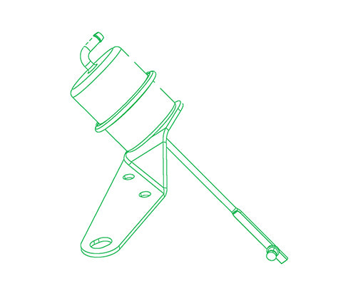 Wastegate Actuator pour PEUGEOT 1,6 HDI 110 | 753420-5005S, 753420-5004S