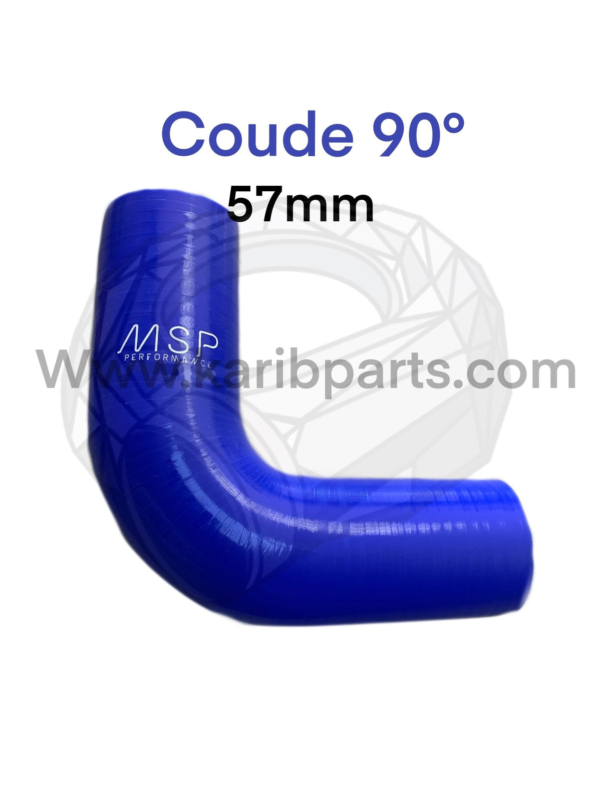 Coude silicone 90° msperformance - KARIBPARTS