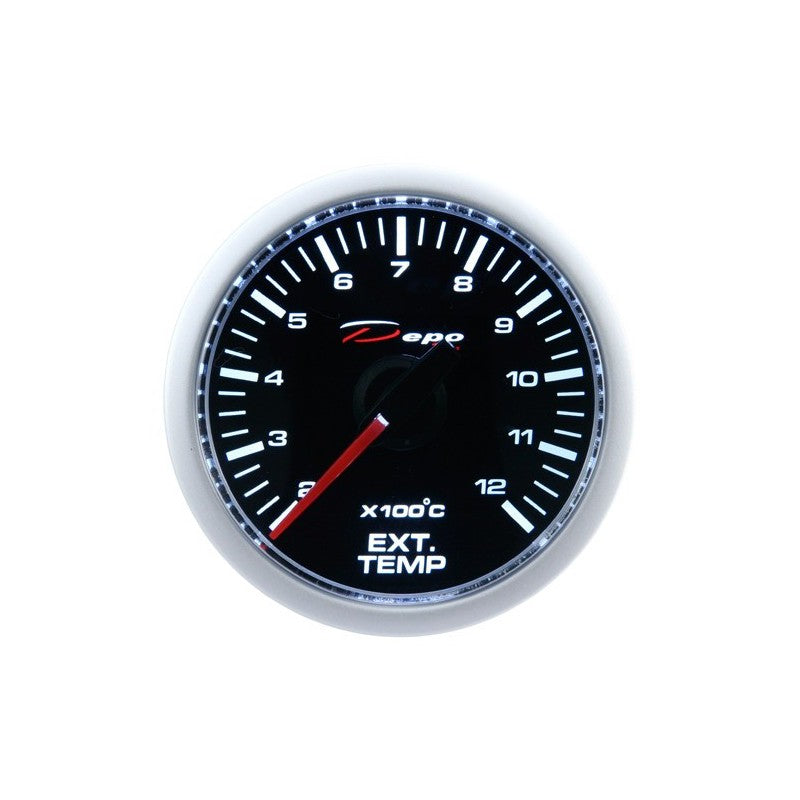 Manomètre Température gaz échappement / EGT Affichage Aiguille 52mm DEPO RACING
