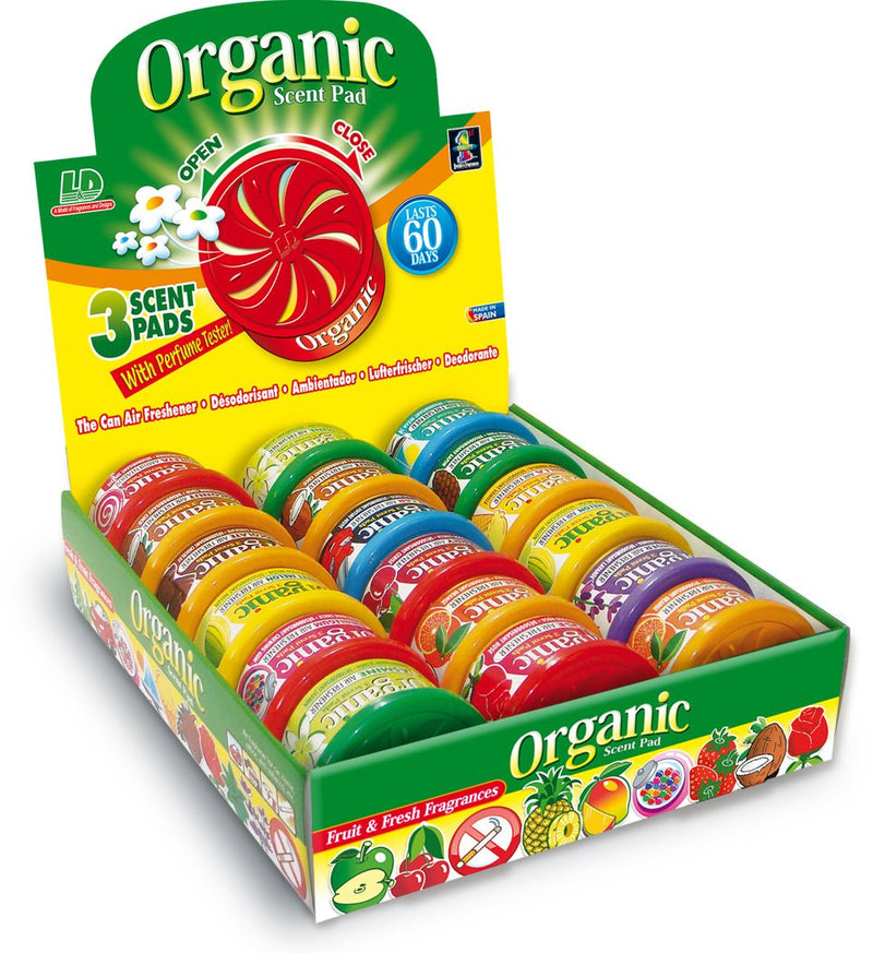 Désodorisant Rafraîchisseur d'air Organic Parfums au choix - KARIBPARTS