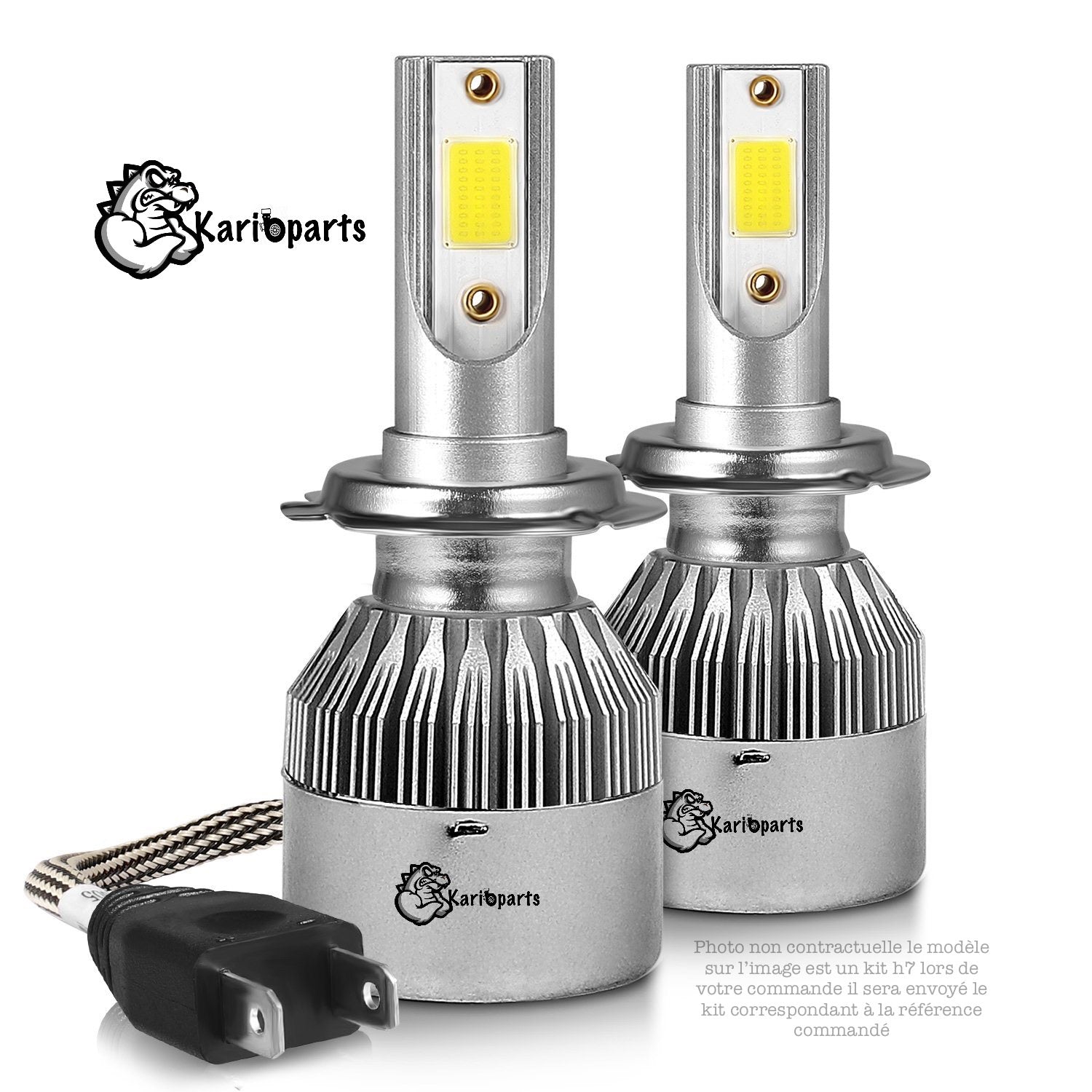 KIT LED HB3/9005/9140/H10 karibparts 72W 7600LM 6000K