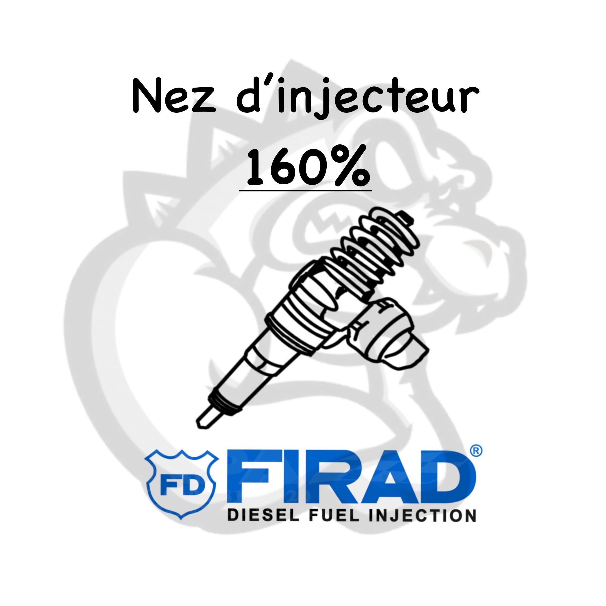 Nez d’injecteur FIRAD 1.9TDI 8V 2.0TDI 8V ( lot de 4 )