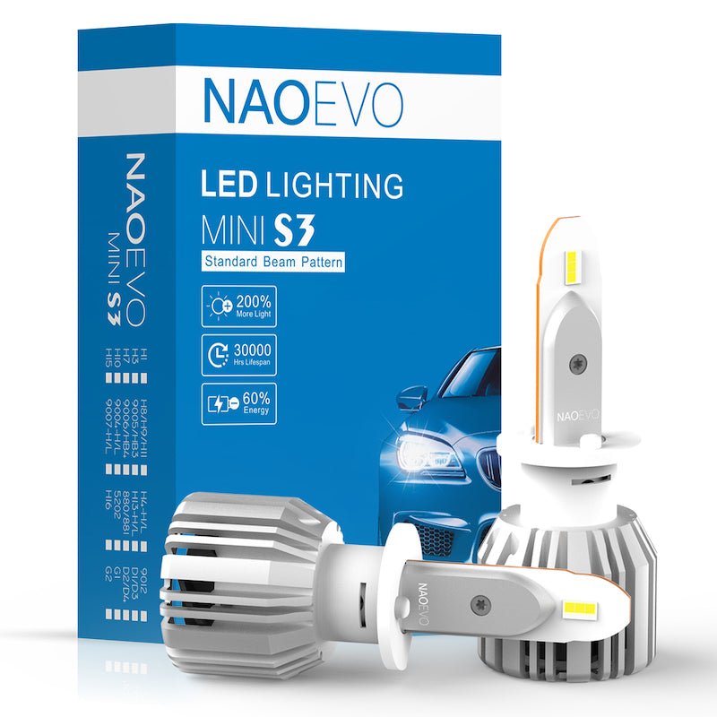 KIT LED 6500K Mini S3 60W 7200Lm DC9-16V NAOEVO - KARIBPARTS