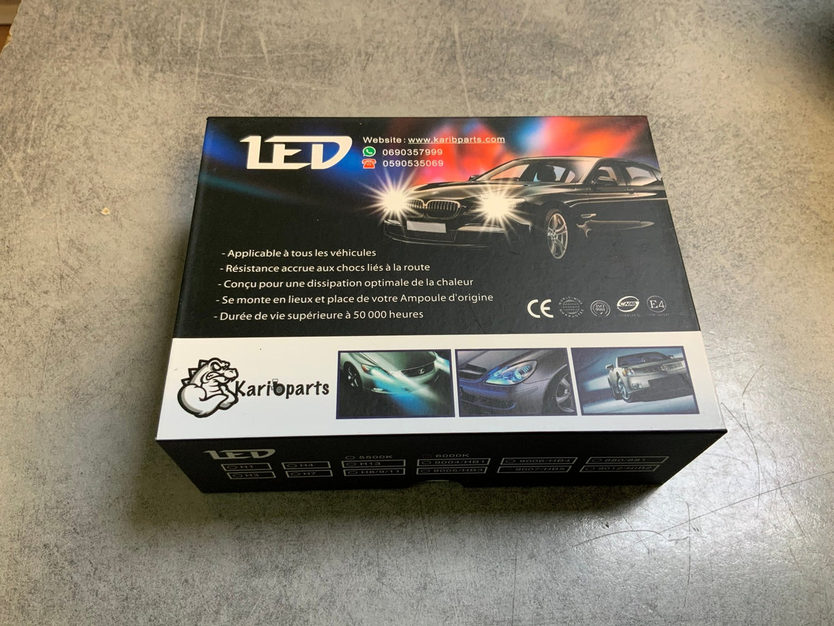 KIT LED H1 karibparts 72W 7600LM 6000K - KARIBPARTS