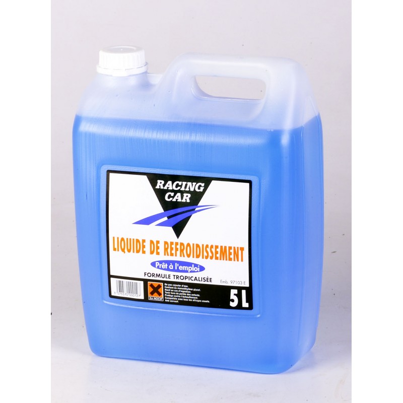 Liquide refroidissement 5 litres Univ racing BLEU