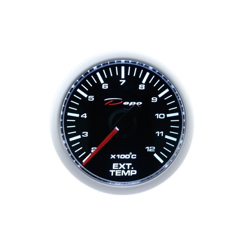 Manomètre Température gaz échappement / EGT Affichage Aiguille 52mm DEPO RACING - KARIBPARTS