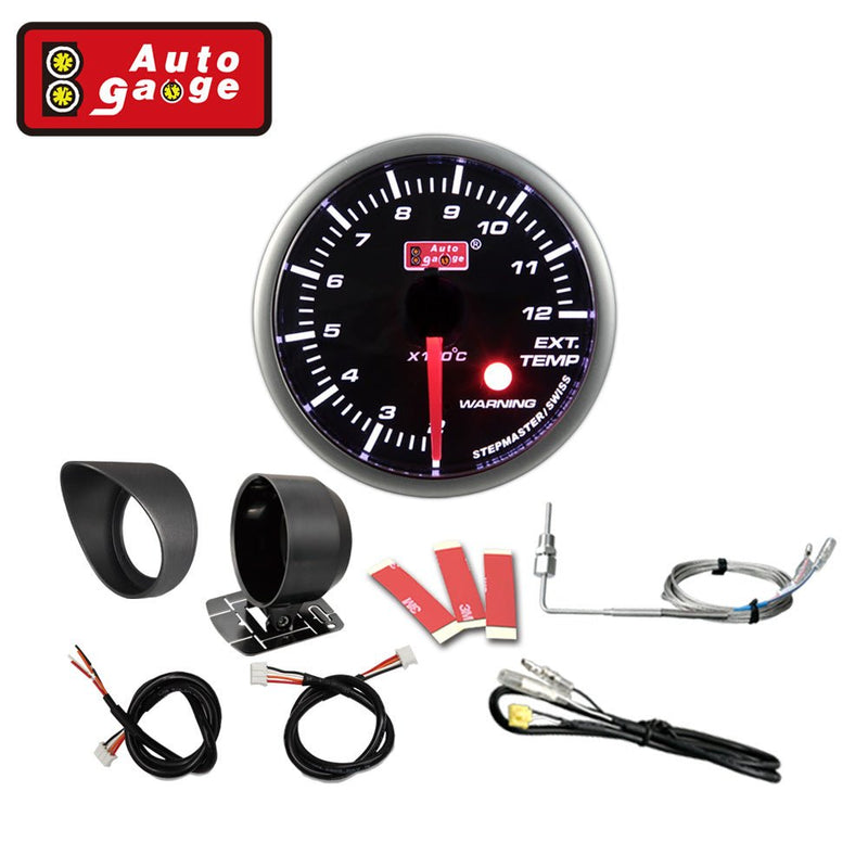 Manomètre Température gaz échappement / EGT Affichage Aiguille 60mm AUTOGAUGE - KARIBPARTS