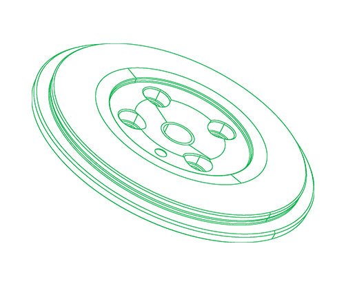 PLATEAU 65MM PERFHUNTER pour Turbocompresseurs Hybrides GTB2265 et GTB2565 - KARIBPARTS