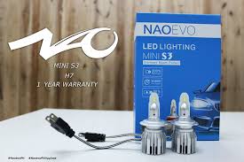 KIT LED 6500K Mini S3 60W 7200Lm DC9-16V NAOEVO