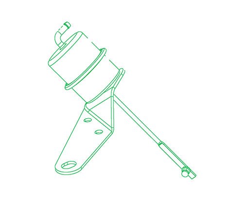Wastegate Actuator pour PEUGEOT 1,6 HDI 110 | 753420-5005S, 753420-5004S - KARIBPARTS